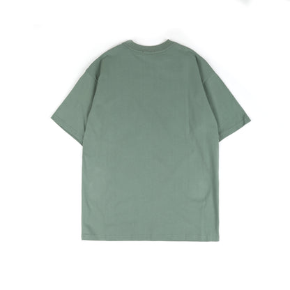 Balenciga logo tee LX001 dark green