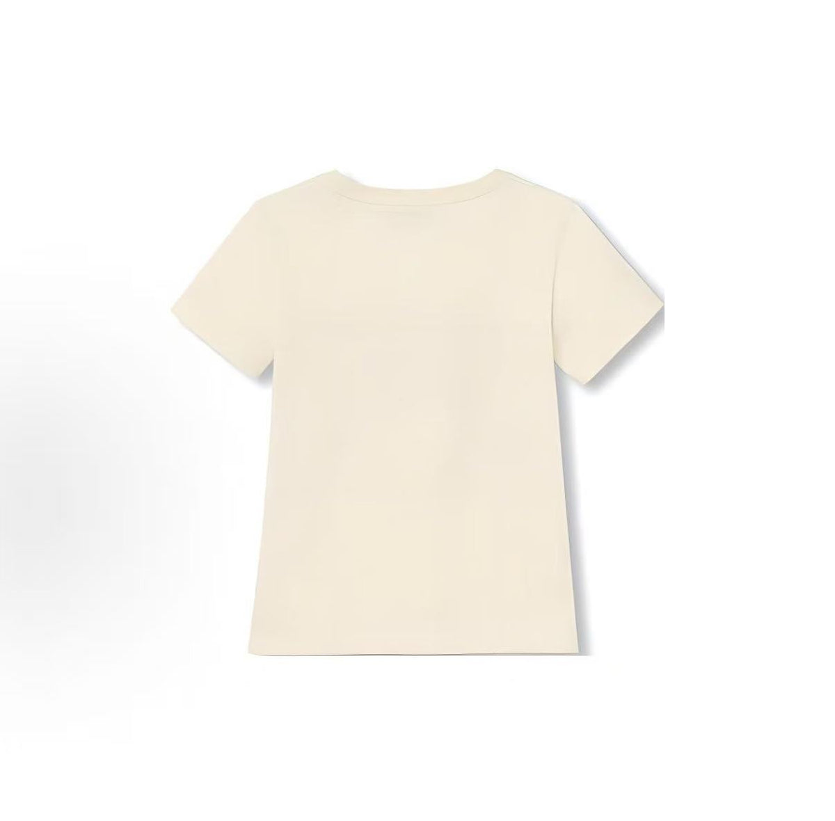 GUCCI T-shirt, Fall/Winter 2024, Animal Letter Print, Round Neck, Hooded, Short Sleeve, White, Children's Size