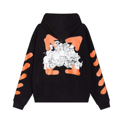 Off-White Hoodie mit Logo-Print