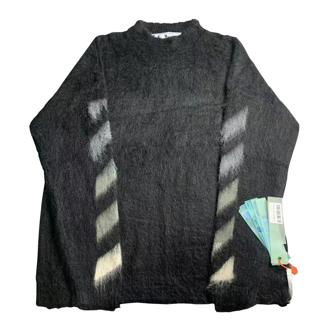 Off-White gradient arrow mohair hoodie