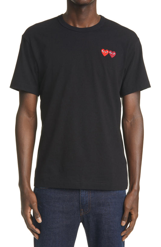 Twin Hearts Slim Fit Jersey T-Shirt