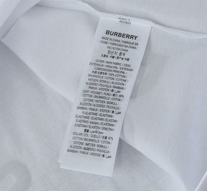 BURBERRY HORSEFERRY PRINT COTTON OVERSIZED T-SHIRT – BRS002