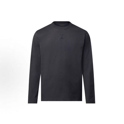 LOUIS VUITTON SS26 Solid Color Round-neck Long-sleeved T-shirt for Men