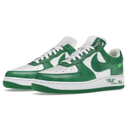 Nike Air Force 1 x Louis Vuitton White Green