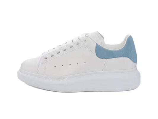 Alexander Mcqueen Women's Oversized Sneaker in White/powder Blue