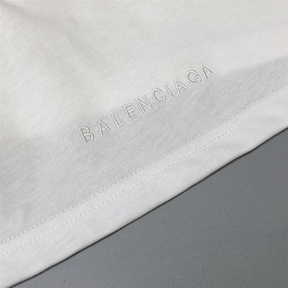BALENCIAGA MEN’S THE SIMPSONS TM &  20TH TELEVISION T-SHIRT OVERSIZED IN WHITE – BAS005