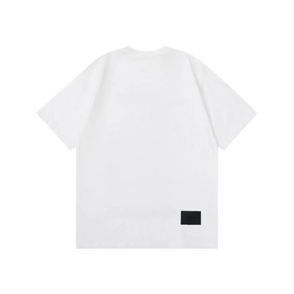 WE11DONE Track Logo Tee In White