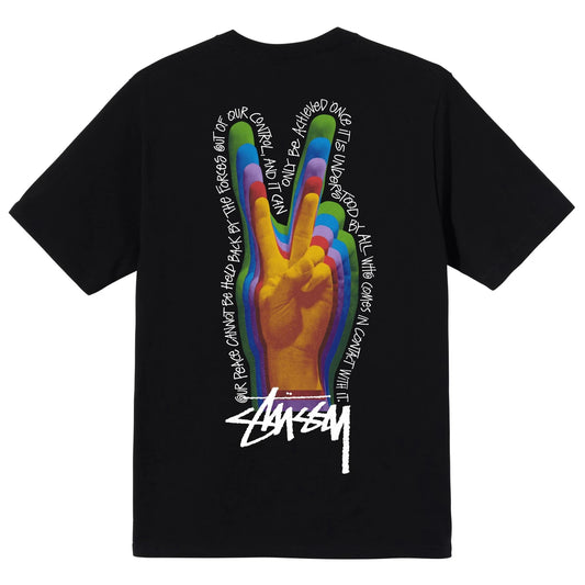 STUSSY PEACE SIGN TEE