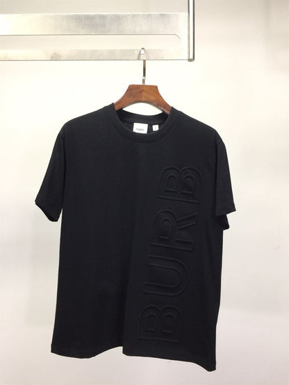 BURBERRY EMBOSSED LOGO COTTON OVERSIZED T-SHIRT – BRS025