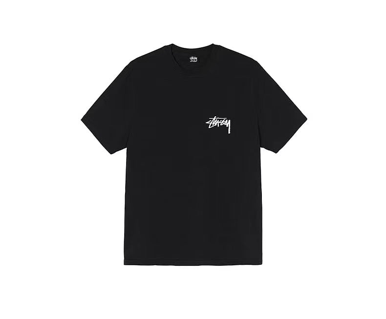 STUSSY  SCULPTURE HEAD TEE BLACK