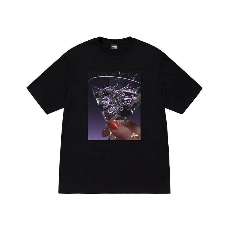 STUSSY MANILA TEE BLACK