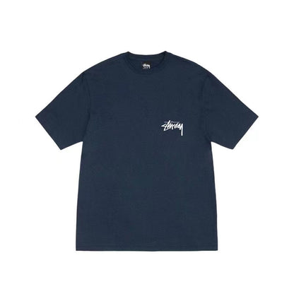 STUSSY STEERING WHEEL TEE NAVY
