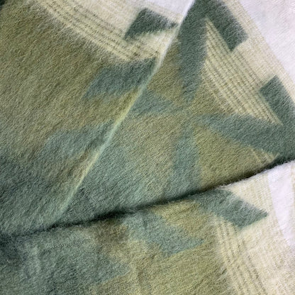 Off-White gradient arrow mohair hoodie beige/orange