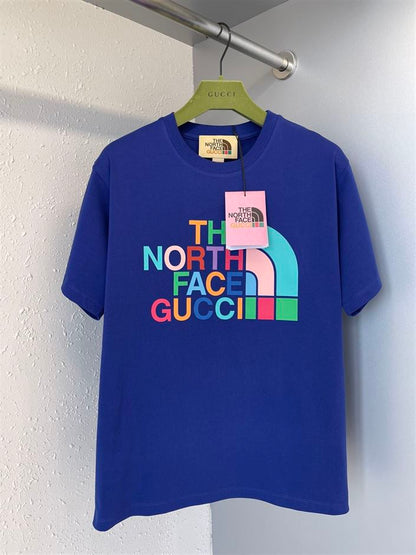 THE NORTH FACE X GUCCI T-SHIRT IN BLUE – GGS025