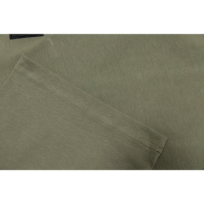 Stone Island Logo Tee In Army Green