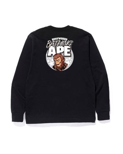 A Bathing Ape L/S Tee In Black