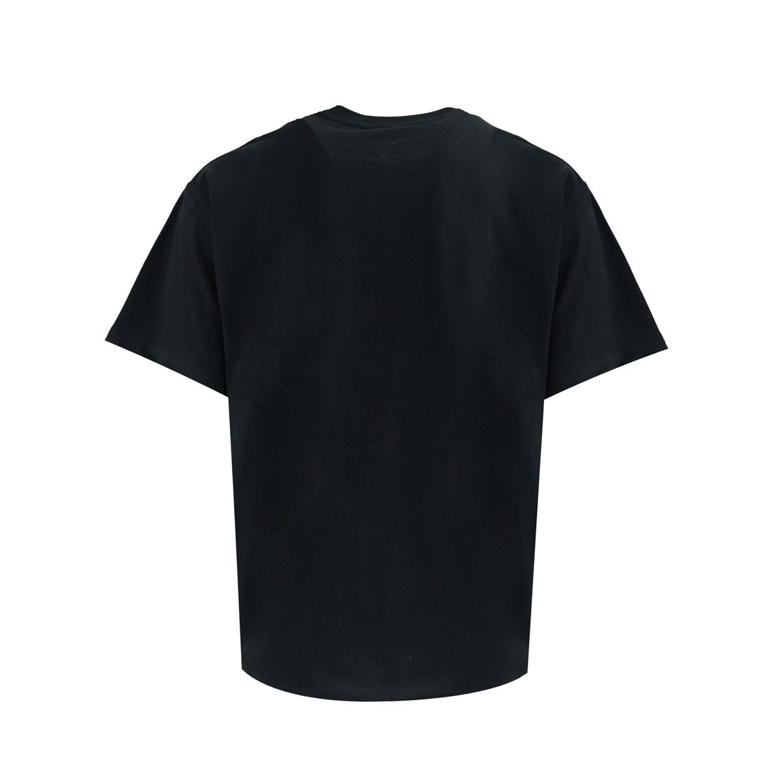 Stone Island Logo Tee In Black