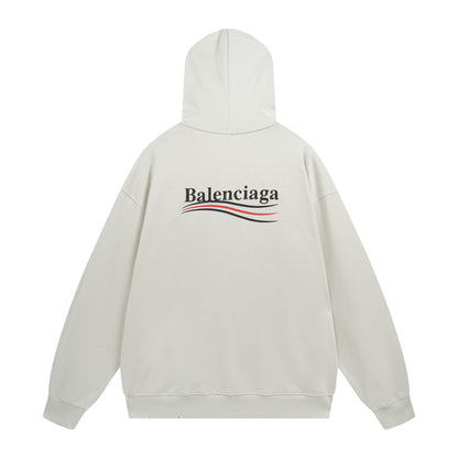 Balenciga logo hoodie BL238029 white