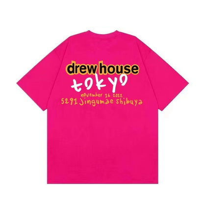 DREW HOUSE TOYKO POP-UP EXCLUSIVE T-SHIRT ROSE RED