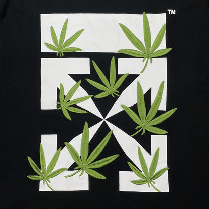 Off-White bamboo arrow print hoodie black