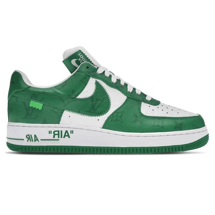 Nike Air Force 1 x Louis Vuitton White Green
