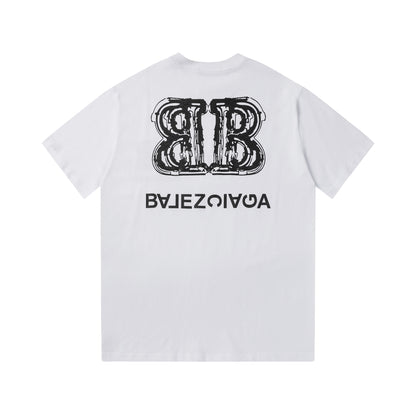 Balenciga logo tee xc2505 white