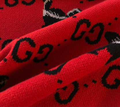GUCCI GG AND SKUNK WOOL KNIT SWEATER – GCK012