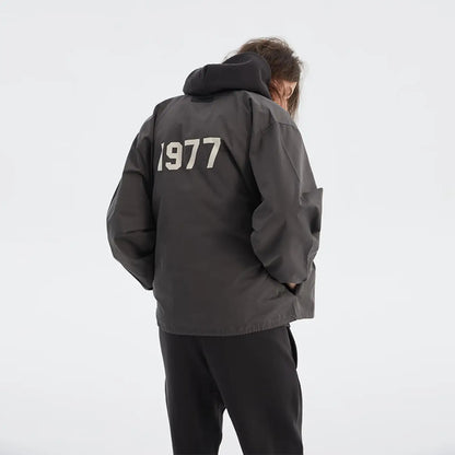 FOG FEAR OF GOD 22 multi-line 1977 coach jacket ESSENTIALS retro casual jacket