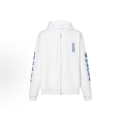 Chrome Hearts SS25 Long-Sleeved Zip-Up Hoodie Sweater - Men's and Women'sstyle alike