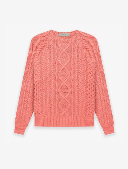 FOG FEAR OF GOD ESSENTIALS 22 Double-stitched vintage twist crew neck sweater