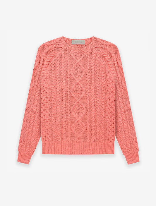 FOG FEAR OF GOD ESSENTIALS 22 Double-stitched vintage twist crew neck sweater