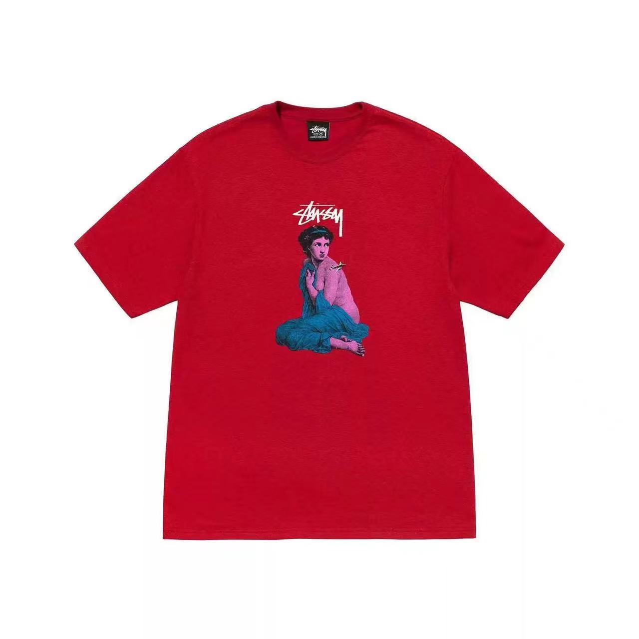 STUSSY MISS ROME TEE RED