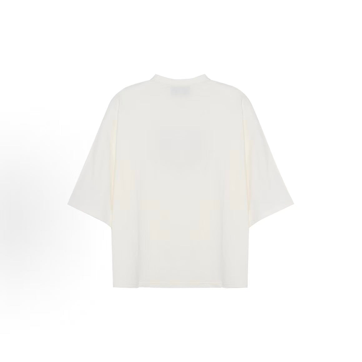 GUCCI 2023 Fall Collection Letter-Print Round-neck Casual Short-Sleeved T-Shirt for Men, White