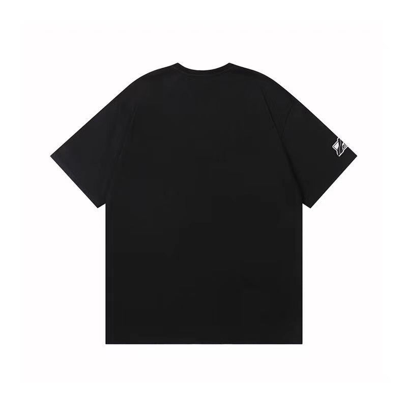 WE11DONE WD Letter Print Tee Black