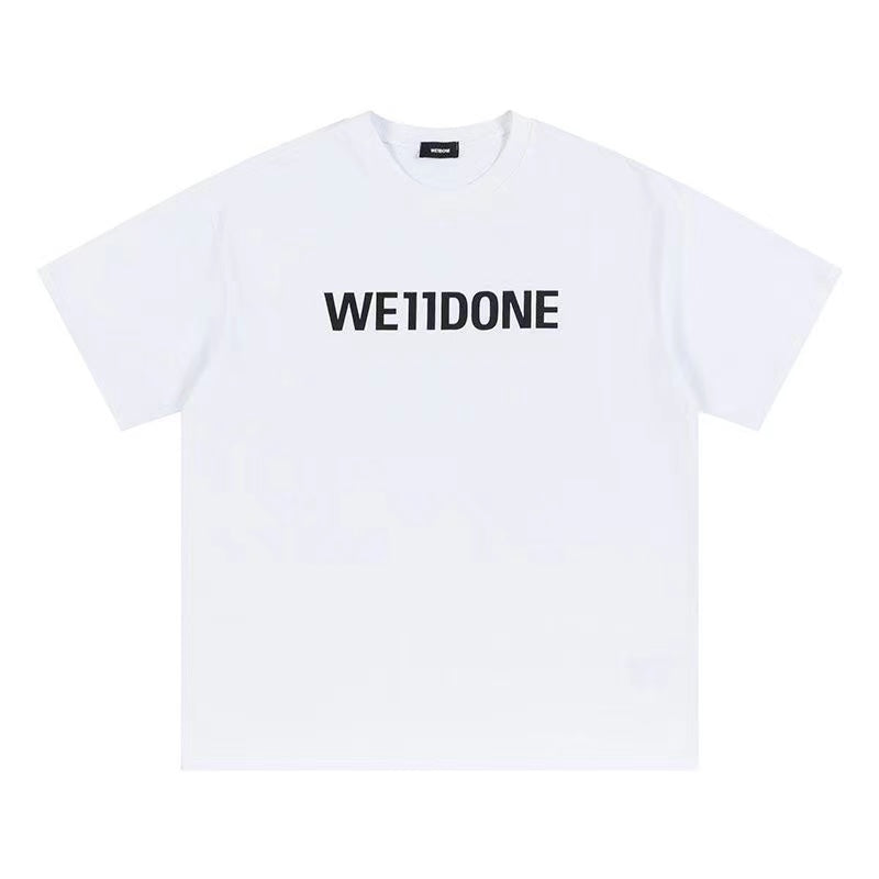 WE11DONE Logo Tee White