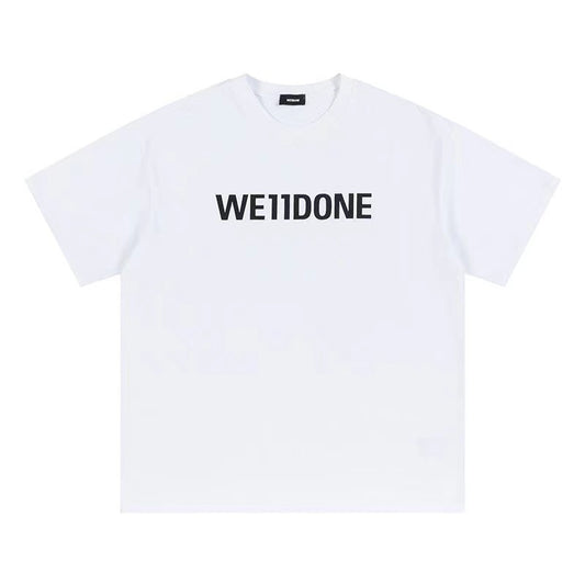 WE11DONE Logo Tee White