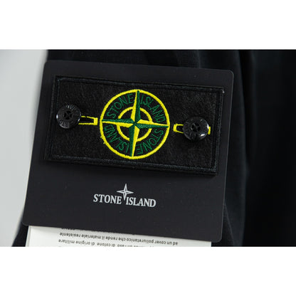 Stone Island Logo Tee With ArmbandIn Black