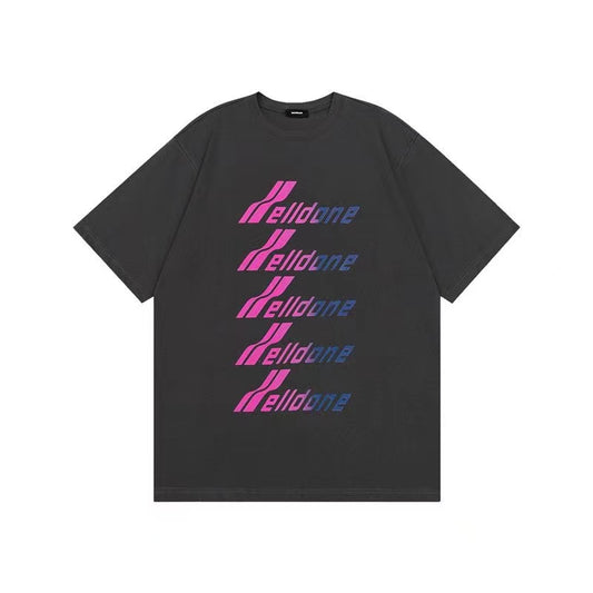 WE11DONE Track 2023 Logo Tee Grey