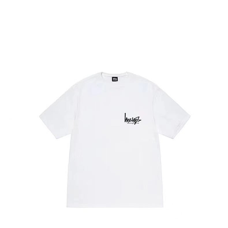 STUSSY HANDSTAND LOGO TEE WHITE
