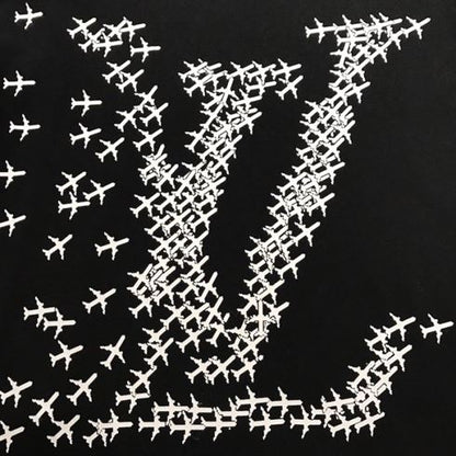 LOUIS VUITTON LV PLANES PRINTED T-SHIRT BLACK – LVTS029