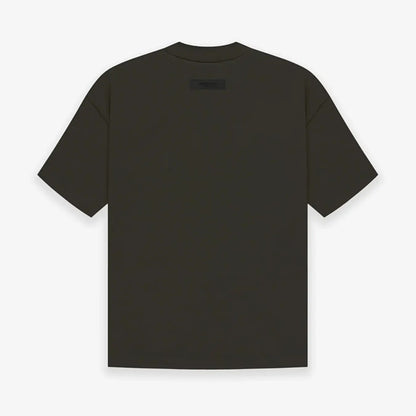FOG FEAR OF GOD 23 ESSENTIALS double line single row printed T-shirt light black
