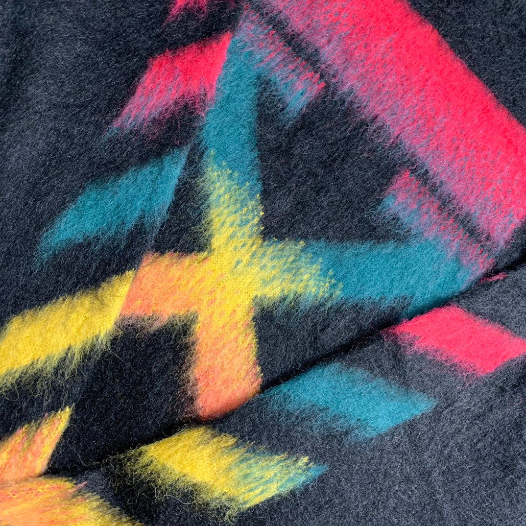Off-White gradient arrow mohair hoodie