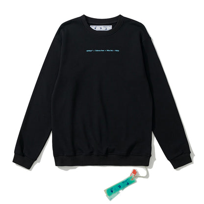 Off-White doodle arrow print hoodie black/blue