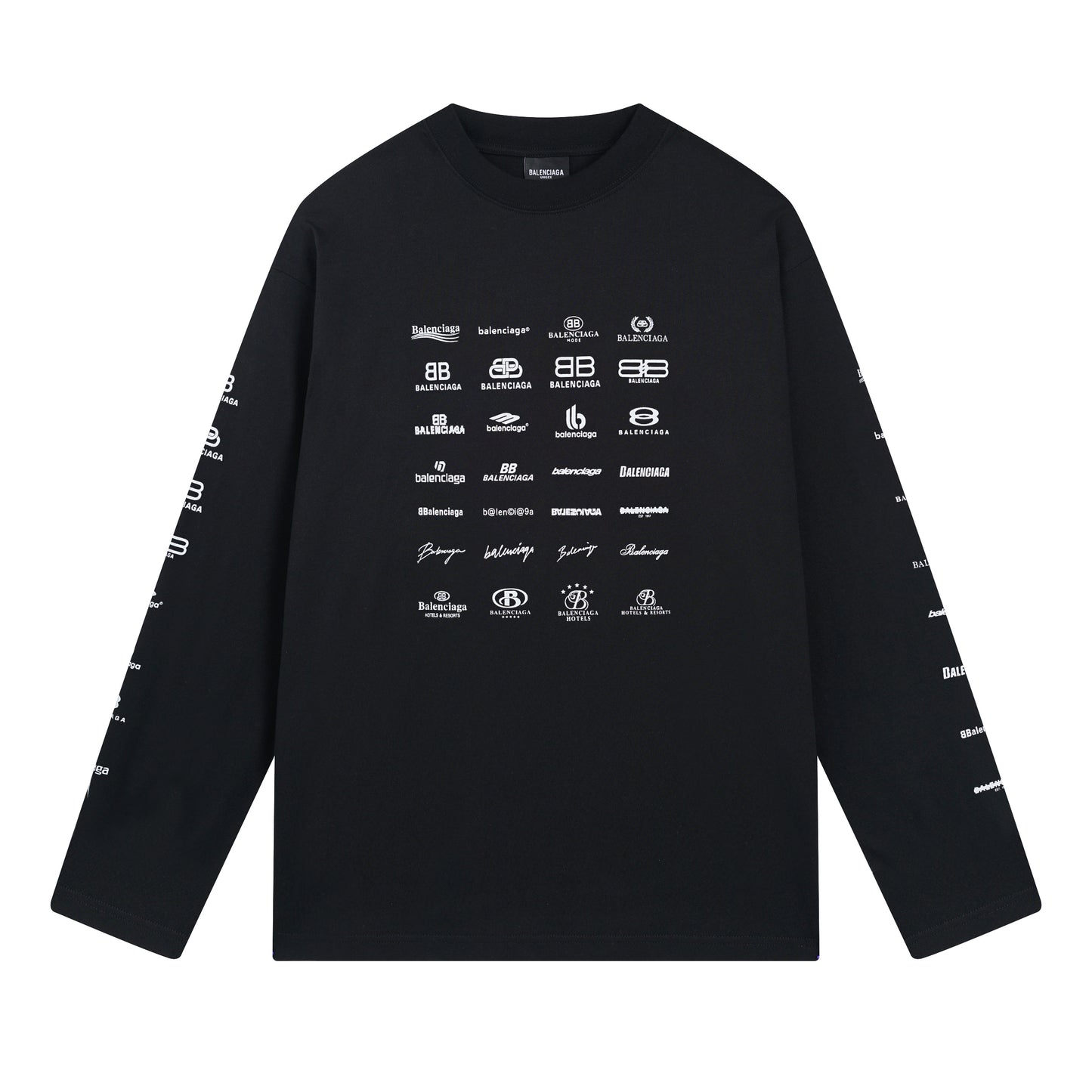 Balenciga logo tee BL225005 black