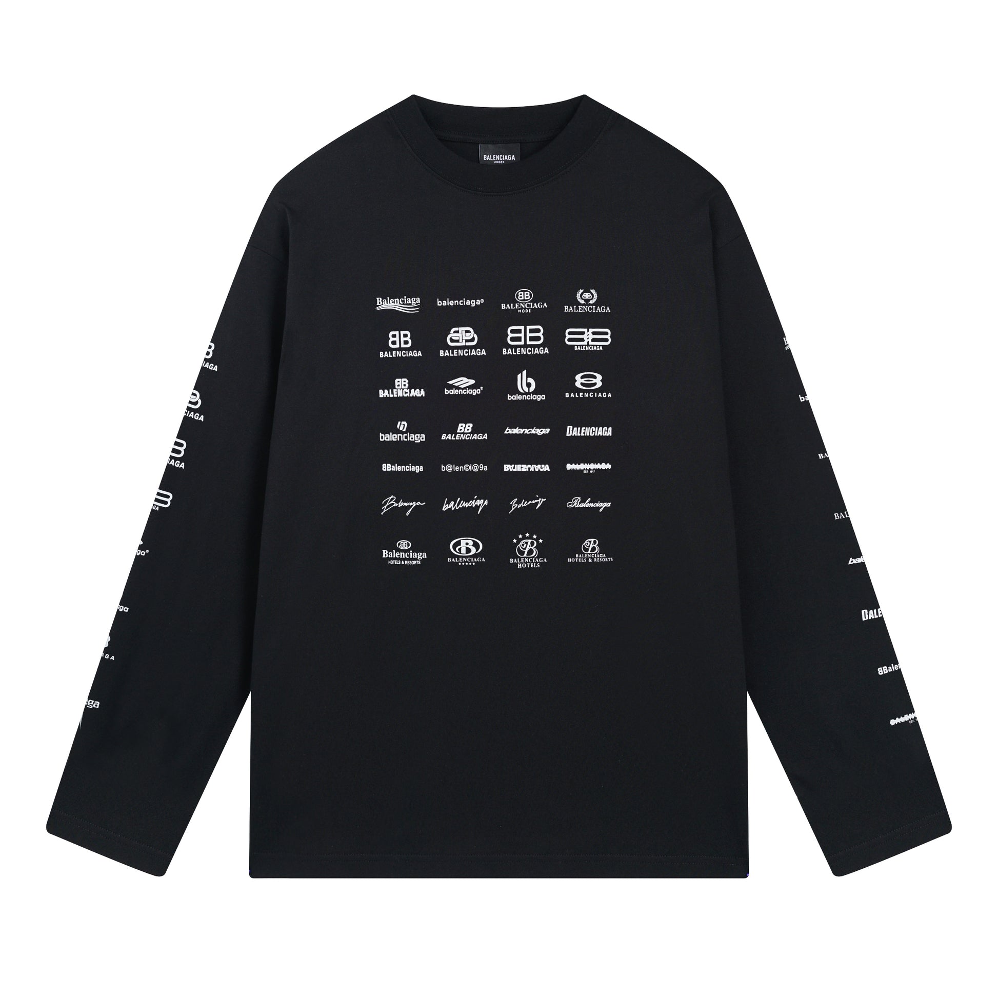 Balenciga logo tee BL225005 black