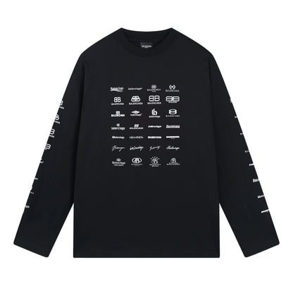 Balenciga logo tee BL225005 black