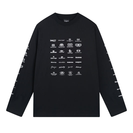 Balenciga logo tee BL225005 black