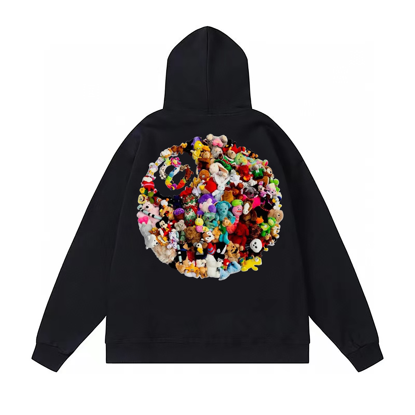 STUSSY 8 BALL HOODIE BLACK