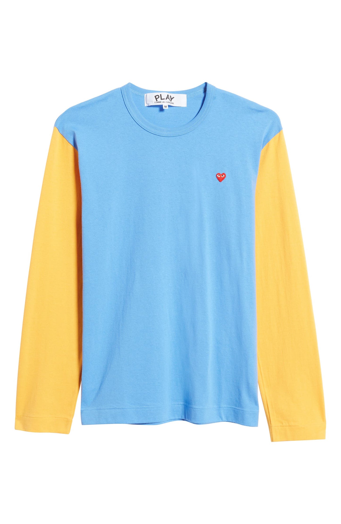 Men's Colorblock Long Sleeve Cotton T-Shirt