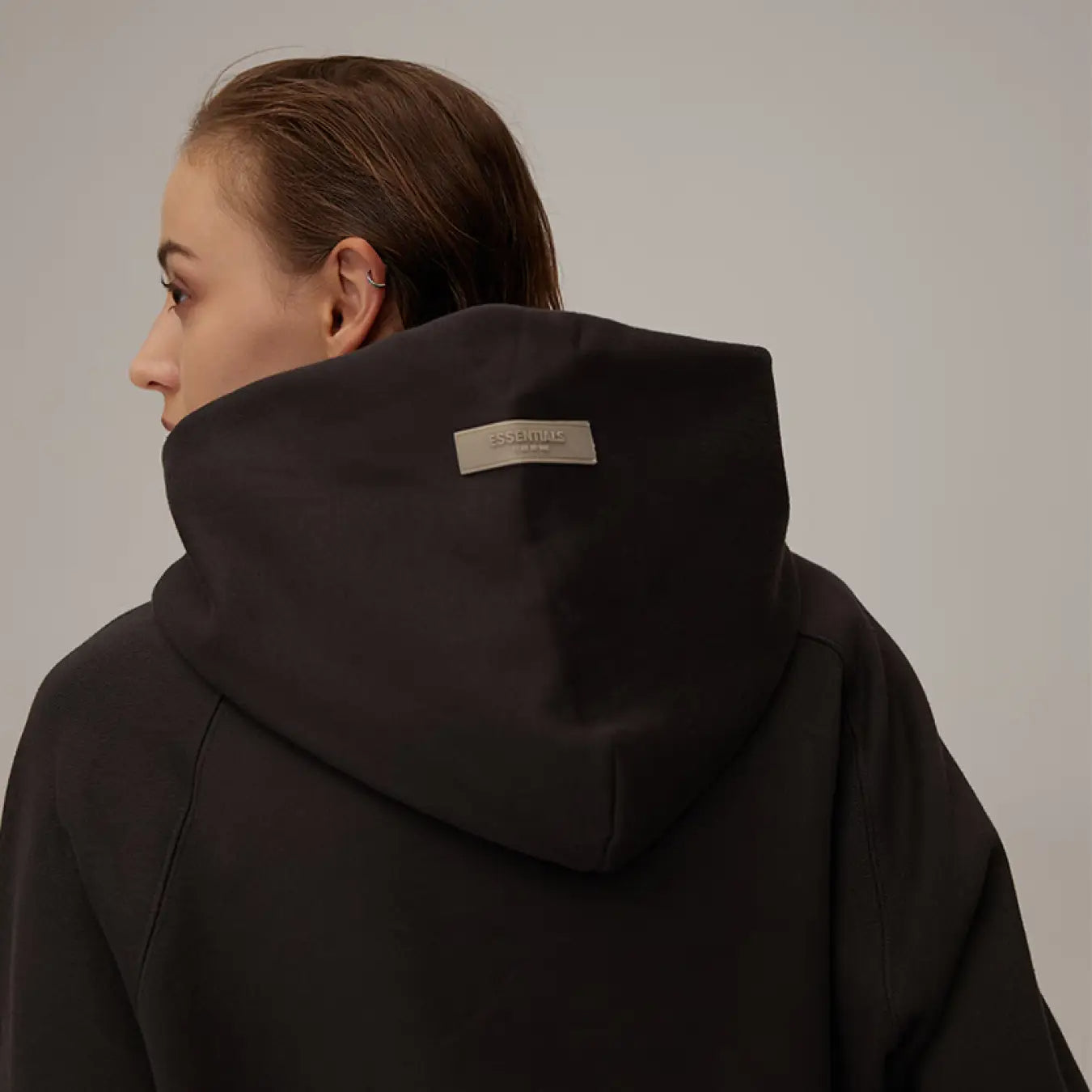 FOG FEAR OF GOD 22 double line 1977 flocked hoodie ESSENTIALS hooded sweatshirt
